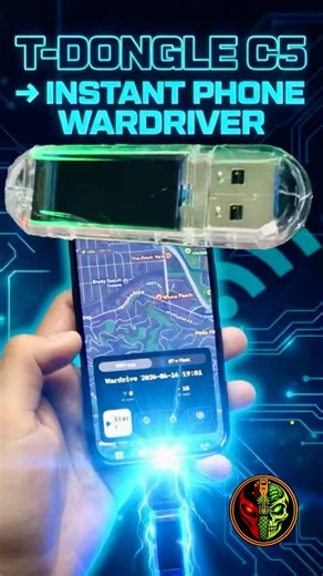 Super Easy DIY Biscuit on LilyGo T-Dongle ESP32-C5 – Flash & Wardrive in Minutes! #Wardriving, #DIY,