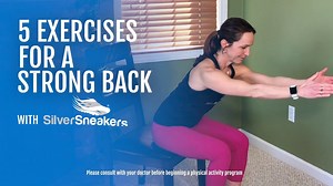 97K views · 1.2K reactions | A strong back can help you move better. Try these five exercises that can be done from a seated or standing position. Let’s go!  Want more workout videos? SilverSneakers members and non-members can create an online account to access SilverSneakers On-Demand: https://bit.ly/CreateYourOnlineAccount. | SilverSneakers | Facebook