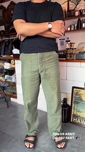 จิ๊กโก๋OG-107 ยังมีของดีดีอีกมากมายสามารถรับชมได้ที่ร้านวินเทจบีกินครับ🙏😊 #vintagestyle #vintagebegin #og107 #usarmy #usmilitary | Vintage Begin