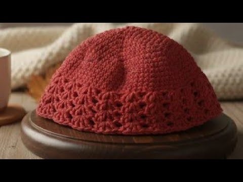 How To Crochet EASY shell Hat Crochet