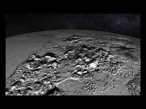 Animated Flyover of Pluto’s Icy Mountain and Plains