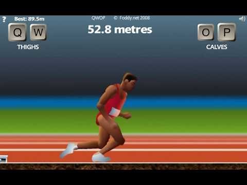 QWOP goal!! over 100 meters