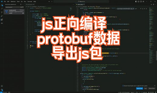 爬虫js逆向案例-js正向编译.protobuf数据