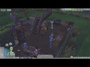 The Sims 4 I made Alien use alien technology