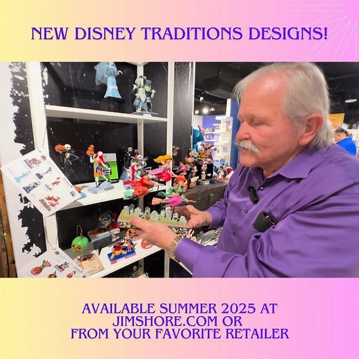 12K views · 371 reactions | Here's a short video featuring my new Disney designs. Take a look and let me know what you think! You can see my entire Disney collection at: https://jimshore.com/collections/disney-traditions #jimshore #disneytraditions #jimshoredisney | Jim Shore | Facebook