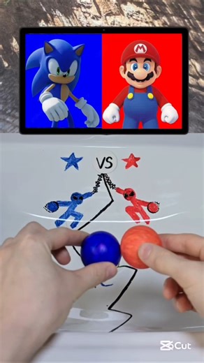 Mario vs Sonic - The Legendary Gaming Battle! 🏆 #vs #mario #sonic