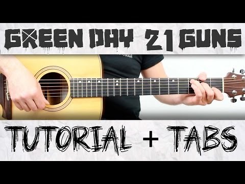 Green Day 21 guns en guitarra Tutorial completo acordes y ritmo