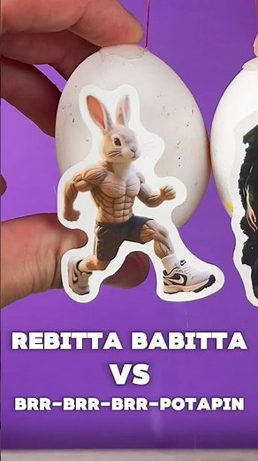 Rebitta Babitta Vs Brr Brr Patapim Egg Battle