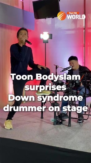 Toon Bodyslam Surprises Drummer with Down Syndrome on TV Show