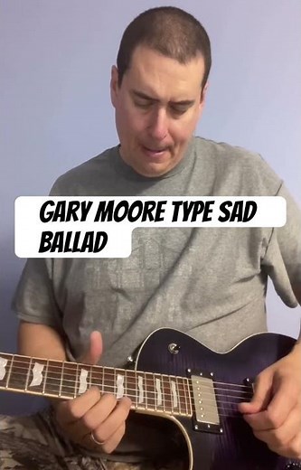 Gary Moore Style Backing Track#blues #bluesrock