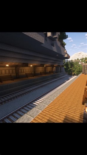 Kyle on Instagram: "Minecraft Log Farm Train Station Build! #gaming #minecraftsurvival #minecraft #minecraftbuilding #minecraftbuilds"