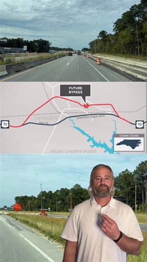 The Havelock Bypass project overview Don’t forget to give me FOLLOW. I’m Walt O’Berry a local real estate agent and I keep up with what going on at the Crystal Coast so that you don’t have to! #myrealtorwalt #havelock #moreheadcitync #beaufortnc | Walter O'Berry