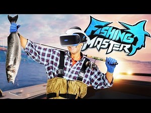Catching MONSTER BASS in VIRTUAL REALITY! - Fishing Master VR Gameplay - PSVR