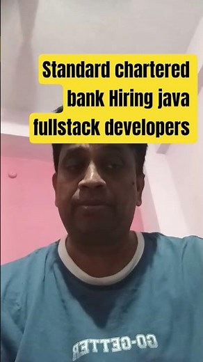 Standard Chartered Hiring Java Fullstack Developer | Bangalore Tech Jobs 2026