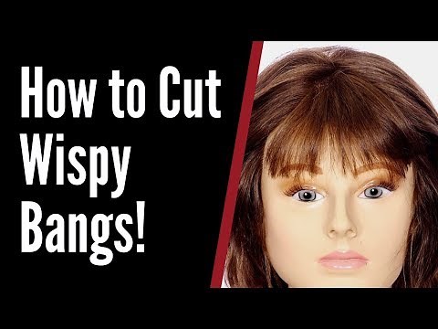 How to Cut Wispy Bangs - TheSalonGuy
