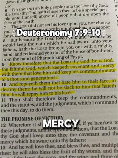 God Shows Mercy To Those That Love Him #jesus #god #bible