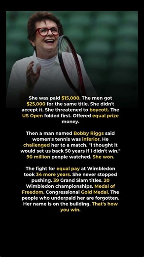 Billie Jean King Refused $15,000… Then Changed Tennis FOREVER