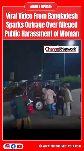 Channel 6 Network on Instagram: "A video circulating on social media, reportedly from Bangladesh, shows a woman being confronted and allegedly harassed in public while traveling in an auto-rickshaw. The clip has triggered widespread outrage online, with users raising concerns over women’s safety in public spaces. The exact circumstances and identities of those involved have not been independently verified, and authorities have yet to issue an official statement. Disclaimer – Channel 6 Network Co
