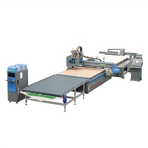 [Hot Item] Position Loading Loading Unloading Automatic Nesting CNC Machine Center with Labeling Atc CNC