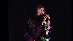 Here's a first look of Christian Serratos as Selena Quintanilla on the new Netflix series