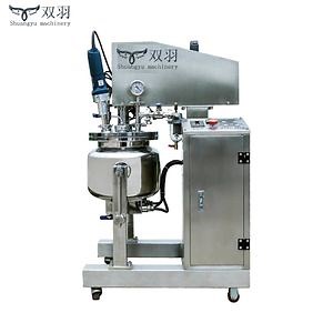 [Hot Item] Cosmetic Glass Reactor Equipment Lab Vacuum Homogenizer Emulsifying Mixer