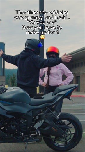 How to cheer Sarah up 😊 #couplegoals #wholesome #motorcycle #bikelife #motolife