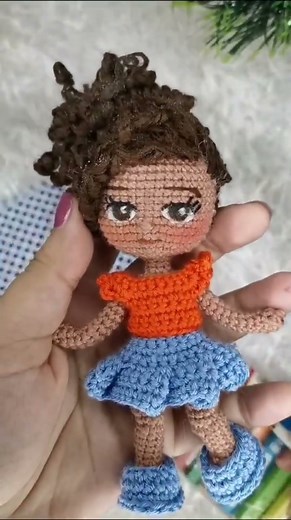 ✨ Afro Amigurumi Doll Crochet Pattern! ✨