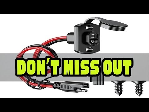 SAE Quick Connector Harness 12AWG 30CM Waterproof SAE Extension Cord Sidewall Port for Solar Panel