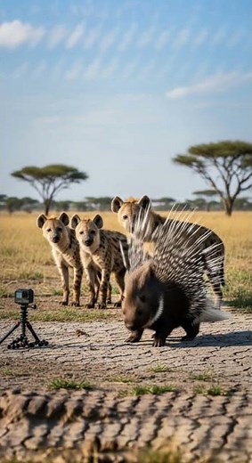 Will the hyena successfully catch the swift antelope in action #wildlife #nature #predator