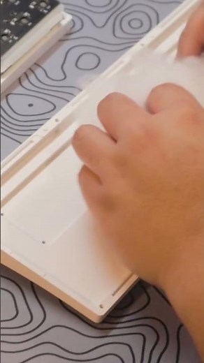 Keyboard Modding Part 1: Polyfill! | #keyboards #asmr #shorts