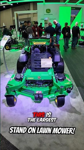 The John Deere Q865R Stand-On Mower #johndeere #lawnmower #lawncare