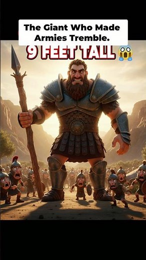 125 Pounds of Armor Couldn't Save Him 🤯 #biblemiracle #davidandgoliath #christianshorts