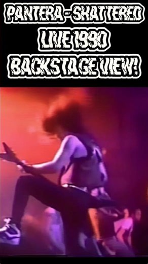 Pantera Backstage View Live 1990! #shorts #trending #viral #music #metal #pantera #cool #epic #90s