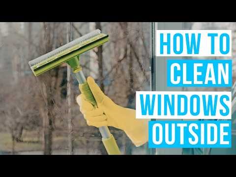 How to CLEAN WINDOWS OUTSIDE | Professional, Streak-Free Shine!