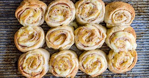 Turkey Party Rolls with Swiss and Honey Mustard Glaze