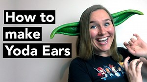 Yoda Ears you want, yes? Tutorial for you - here it is! Plus - it is pretty easy! This can also be used as a base for creating Dobby ears, gremlin ears, elf ears - basically most fantasy inspired ears. Find the free downloadable pattern on my website (see my banner for the address ;)) | Kirilee Cosplay