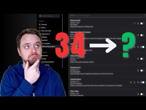 I Audited My 34 Obsidian Plugins (Here’s What Survived)