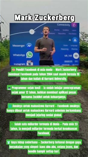 MARK ZUCKERBERG #shorts