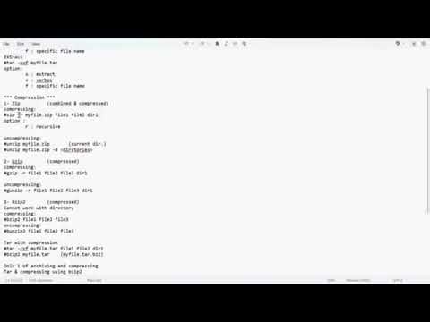 How to use ZIP,GZIP&BZIPZ on CentOS