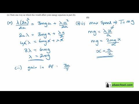 Further Maths A level Mechanics Past Papers Edexcel - June 2022 - Further Mechanics 1 - Q 7