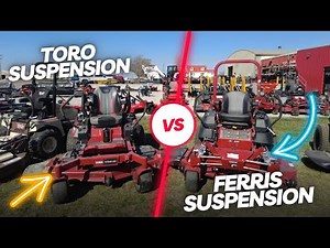 Ferris Independent Suspension vs Toro My Ride Platform Suspension - Zero Turn Mower Ride Quality
