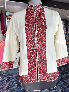 Hand Embroidered Ethnic Jacket | Traditional Kashmiri Style | Artisan Crafted Festive Wear - Etsy Canada