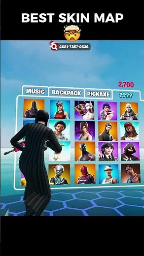 THE BEST MAP with SKINS in Fortnite #foryou #fortnite #1v1