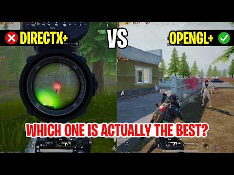 I Tested DirectX+ vs OpenGL+ on PUBG GameLoop… The Result SHOCKED Me! 😱