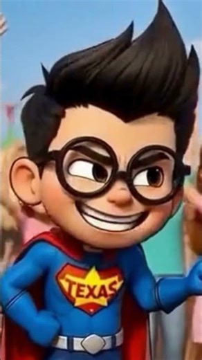 Texas I am not zero I am Hero | #shorts #3danimationshorts #kidsanimationshorts