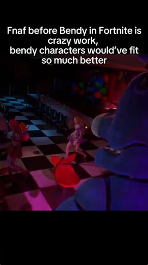 Am i the only person who wants Bendy And The Dark Revival in fortnite????😭😭😭