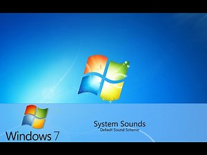 Windows 7 System Sounds (Default Sound Scheme)
