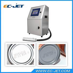 [Hot Item] Good Service Solvent Oil-Based Inkjet Printer Automatic Packing Coding Machine (EC-JET1000) Beverage Bottle and Can Coding