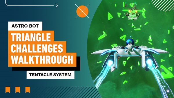 Astro Bot - Triangle Challenge Levels Walkthrough (All Collectibles)