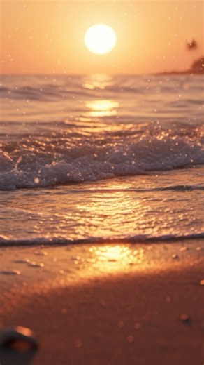 #169 🌊 Relaxing Sea Waves Music Loop | VibeDrops FX